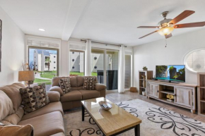 Ground floor, spacious patio and only steps away from beach and pool!
